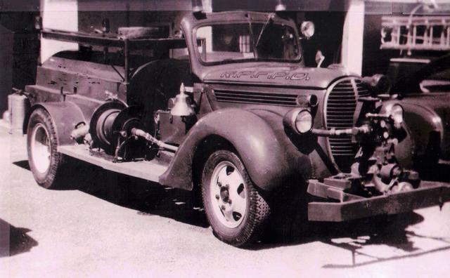 &quot;Prairie Wagon&quot; This is a 1937 Ford. It is commonly believed to be the first fire truck of the Roberts Park Fire District. 